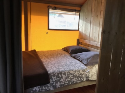Lodge with sheltered terrace + private facilities 6 pers.