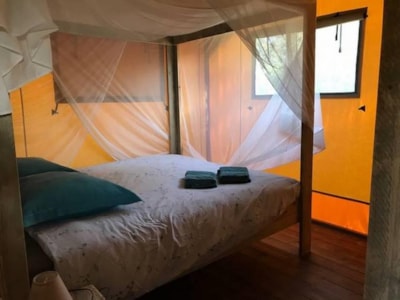 Lodge with sheltered terrace + private facilities 5 pers.