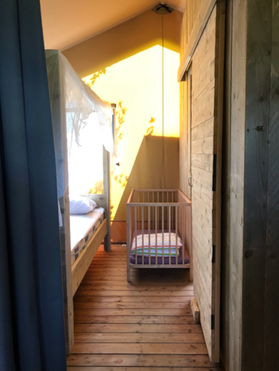 Lodge with sheltered terrace + private facilities 5 pers.