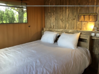 Lodge with wooden terrace - Wheelchair friendly 3 pers.
