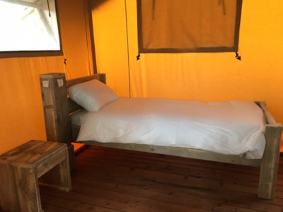 Lodge with wooden terrace - Wheelchair friendly 3 pers.