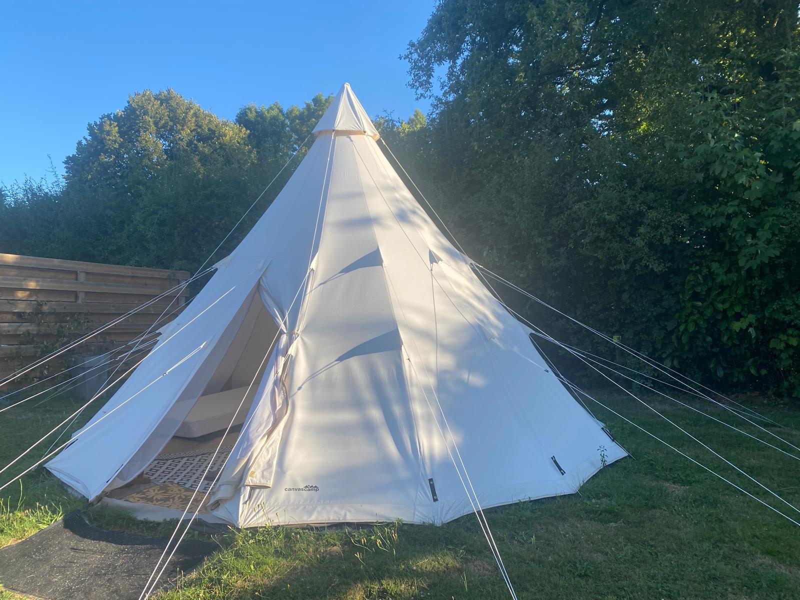 Tente Tipi - sanitaires communs