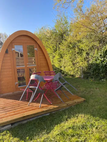 Location - Cabane Pod - Sanitaires Communs - Glamping Sainte-Suzanne