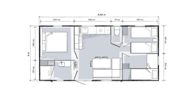 COTTAGE THEOS / 3 bedrooms - bed linen included for stays of more than 6 nights — 8