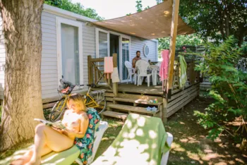 Mietunterkunft - Detour - 2 Schlafzimmer 26M² - Klimaanlage - Camping Le Serignan Plage Nature