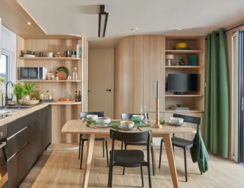 Mietunterkunft - Botanique - 2 Schlafzimmer 35M² - Klima - Camping Le Serignan Plage Nature