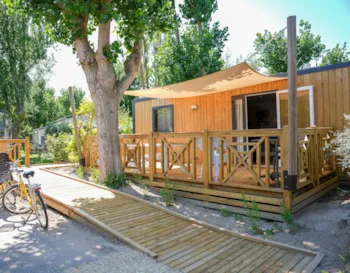 Mietunterkunft - Mobilheim Barrierefrei - 2 Schlafzimmer 34M² - Klimaanlage  Klima - Camping Le Serignan Plage Nature