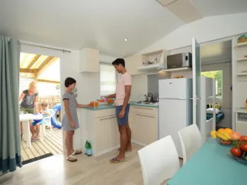 Mietunterkunft - Mobilheim Waikiki - 4 Erwachsene + 3 Kinder - Camping Marvilla Parks - Le Chêne Gris