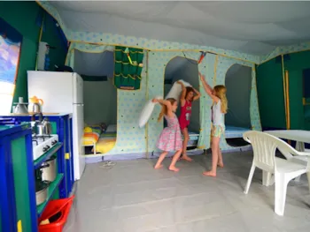 Mietunterkunft - Navajo Tent - 4 Erwachsene + 2 Kinder - Camping Marvilla Parks - Le Chêne Gris