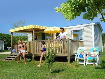 Mietunterkunft - Mobilheim Fiji - 4 Erwachsene + 2 Kinder - Camping Marvilla Parks - Le Chêne Gris