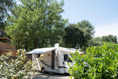 SITE for MOTORHOME or CARAVAN (electricity included)
