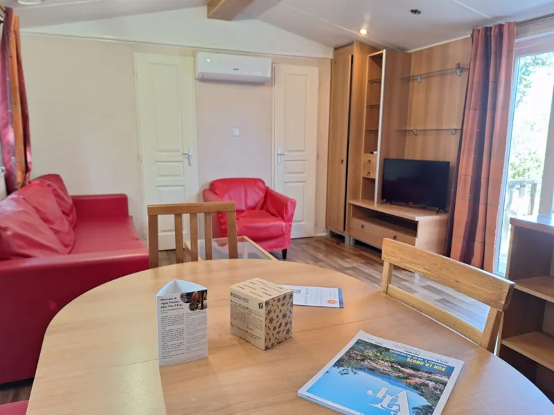 Mobil-Home "Famille Xxl"  3 Chambres Spacieux Au Calme