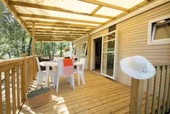 Mietunterkunft - "‘Evasion’ Mobilheim Barrierefrei Für Personen Mit Eingeschränkter Mobilität (Pem)" - Domaine de la Cigalière