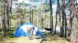 Pitch for tent, camper or caravan