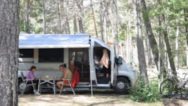 Pitch for tent, camper or caravan