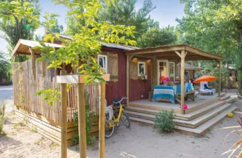 Mietunterkunft - Hütte 'Jardin' 3 Schlafzimmer Premium Klimaanlage - YELLOH! VILLAGE - LE SERIGNAN-PLAGE