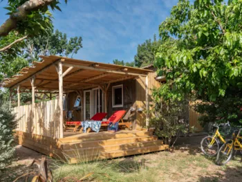 Mietunterkunft - Cabane 'Jardin' 3 Schlafzimmer Premium Klimaanlage - YELLOH! VILLAGE - LE SERIGNAN-PLAGE