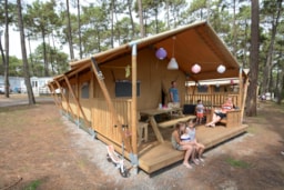 Accommodation - Tent Ciela Nature 3 Bedrooms - Camping Eurosol
