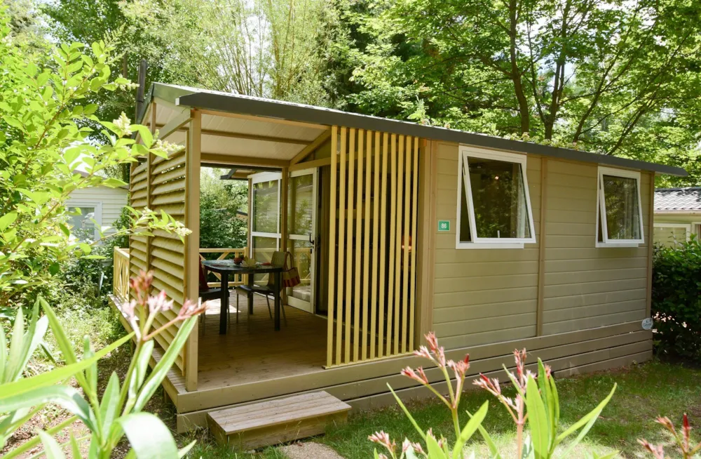 Accommodation - Prestige 1  Climatisé   Chalet 20 M²/ Tv - Camping L'Oasis du Verdon
