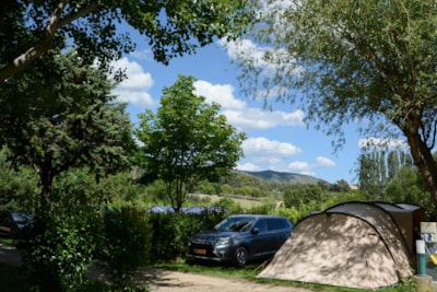 Standard package pitch + 10A electricity, tent — 1