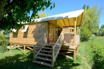 Mietunterkunft - Natura 2+  23 M² Option Clim Portable En Nbre Limité - Camping L'Oasis du Verdon