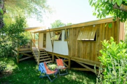 Mietunterkunft - Natura Vip  32 M² Klimaanlage / Tv - Camping L'Oasis du Verdon