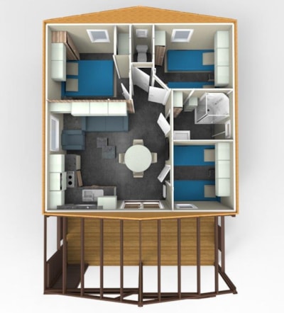PREMIUM 3 air-conditioned 35 m² - TV / Dishwasher / BBQ — 9