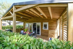 Mietunterkunft - Premium 3   35 M² Klimaanlage - Tv / Lv / Bbq - Camping L'Oasis du Verdon
