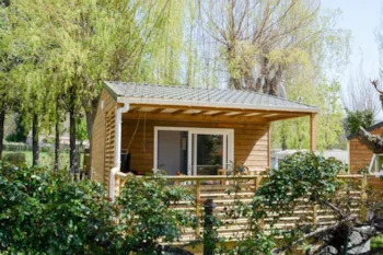 Mietunterkunft - Premium 1 20 M² Klimaanlage Tv / Bbq - Camping L'Oasis du Verdon