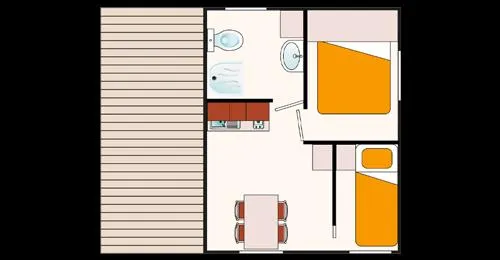 Prestige 1  Climatisé   Chalet 20 M² / Tv