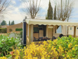 Huuraccommodatie(s) - Prestige 1  Air Conditioning Mobilhome 20 M² / Tv - Camping L'Oasis du Verdon