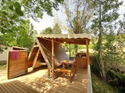 Accommodation - Natura 1   6 M² - Camping L'Oasis du Verdon