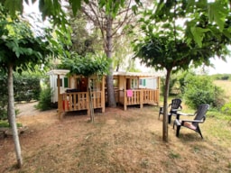 Accommodation - Prestige Vip    40M² Air-Conditioning /  Tv / Lv / Ll / Four / Bbq - Camping L'Oasis du Verdon