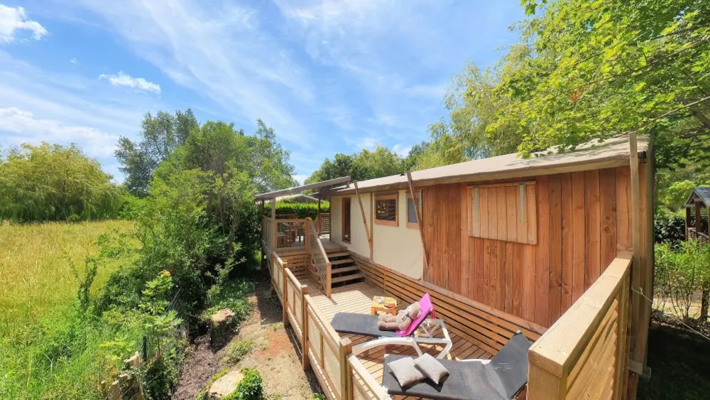 Location - Natura Vip  32 M² Climatisé/ Tv - Camping L'Oasis du Verdon