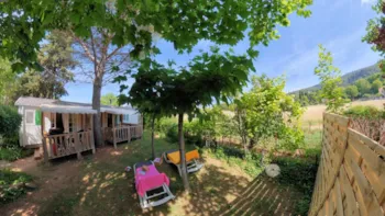 Mietunterkunft - Prestige Vip 40M² Klimatisiert / Tv / Geschirrspüler / Waschmaschine / Backofen / Bbq - Camping L'Oasis du Verdon