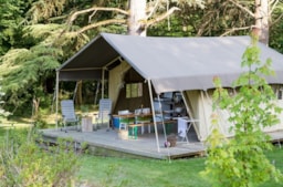 Huuraccommodatie(s) - Lodge Tent - Camping Château Le Haget