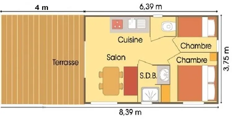 Chalet Epicéa - 2 Chambres - Le Chalet  Cocoon