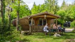 Location - Chalet Sapin -2 Chambres- Le Chalet Très Spacieux Pour Les Familles- - Camping de la Forêt