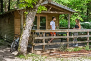 Mietunterkunft - Hütte Epicéa - 2 Zimmer - Das Cocoon-Chalet - Camping de la Forêt