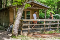 Mietunterkunft - Hütte Epicéa- 2 Zimmer - Camping de la Forêt