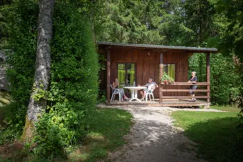 Mietunterkunft - Hütte Noisetier - 1 Schlafzimmer - Gemütlicher Aufenthalt Inmitten Der Natur - Camping de la Forêt