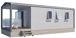 Mietunterkunft - Mobilheim 2 Zimmer (Neu- Katalogfotos- Installation Mai 2024) - Camping de la Forêt