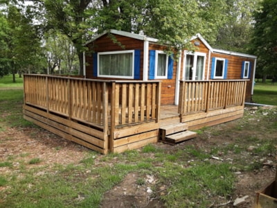Mobile-home 2 bedrooms auvent IRM bois — 1