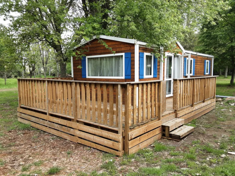 Mobil-Home 2 Chambres Avec Auvent Irm Bois