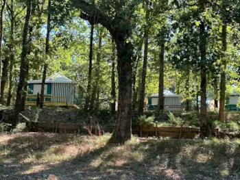Mietunterkunft - Zelt Aus Segeltuch - 2 Schlafzimmer - Ohne Sanitäranlagen (Max 4 Erwachsene + 1 Kind) - Camping Le Faucon d'Or