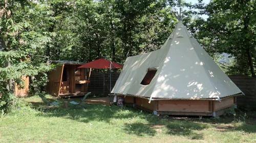 Huuraccommodatie(s) - Tipi - image n°1 - Camping La Châtaigneraie