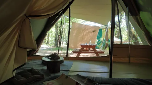 Mietunterkunft - Zelt Castor - image n°6 - Camping La Châtaigneraie