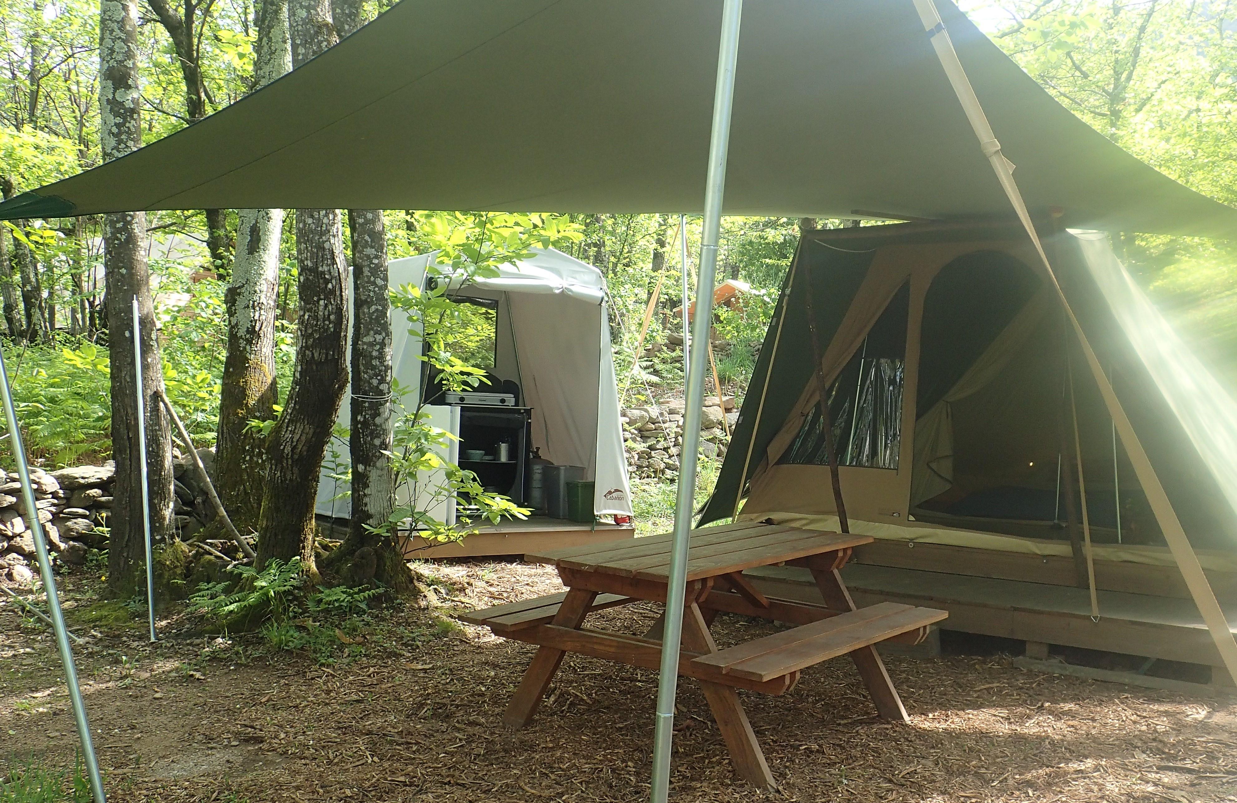 Location - Tente Castor - Camping La Châtaigneraie