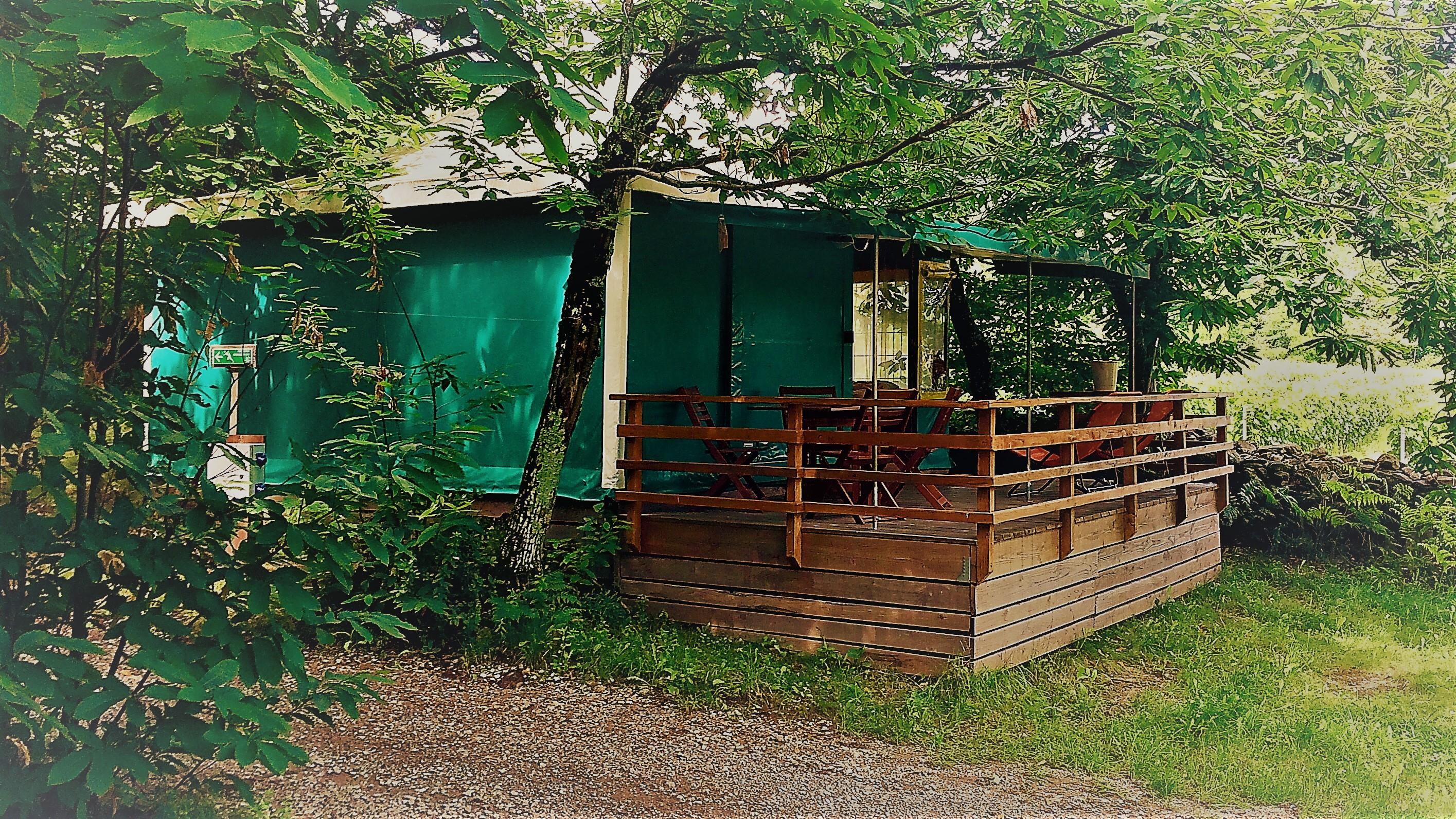 Mietunterkunft - Ecotente Kiwi  25M² - Camping La Châtaigneraie