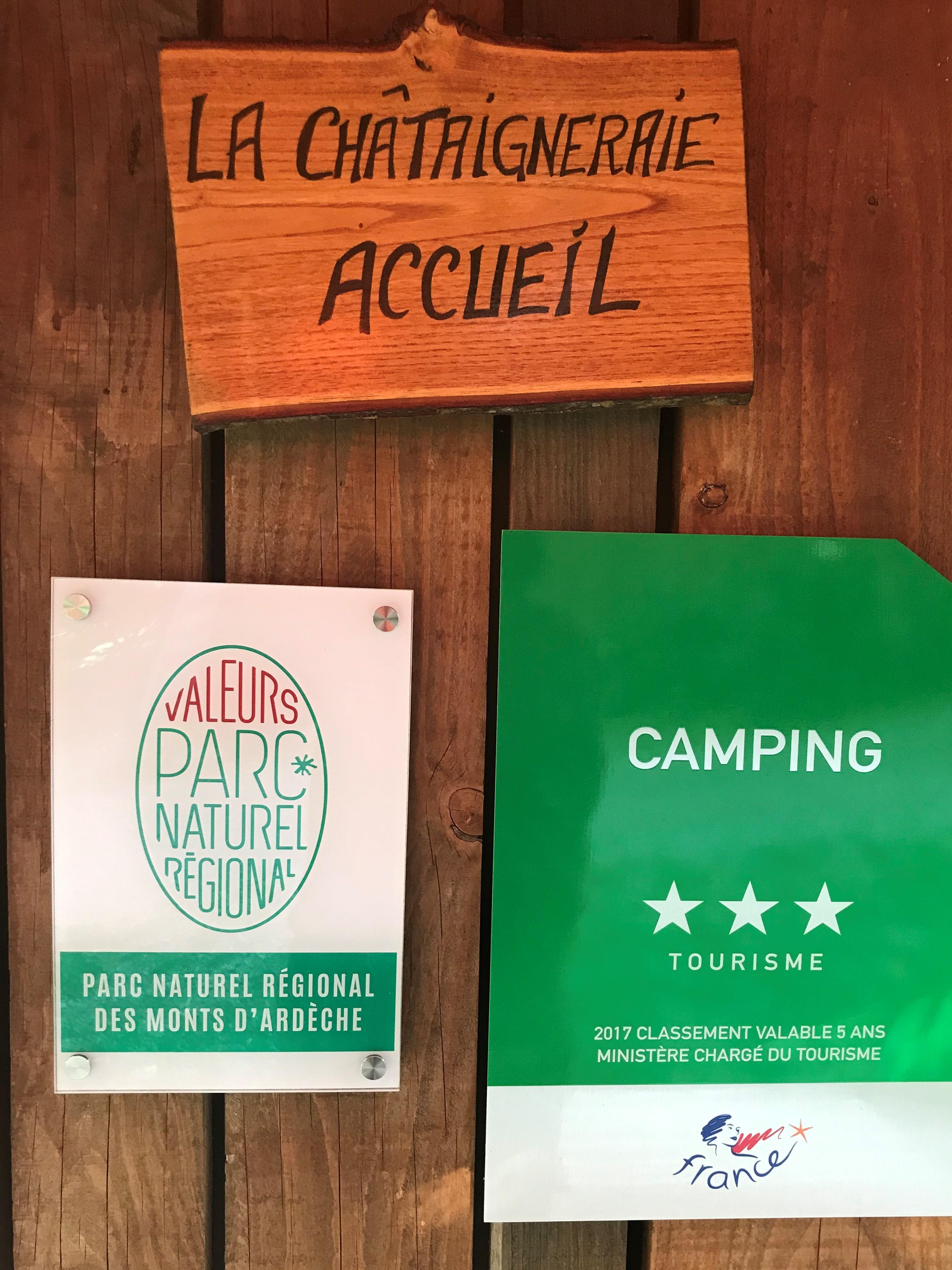 Betrieb Camping La Châtaigneraie - Gravières